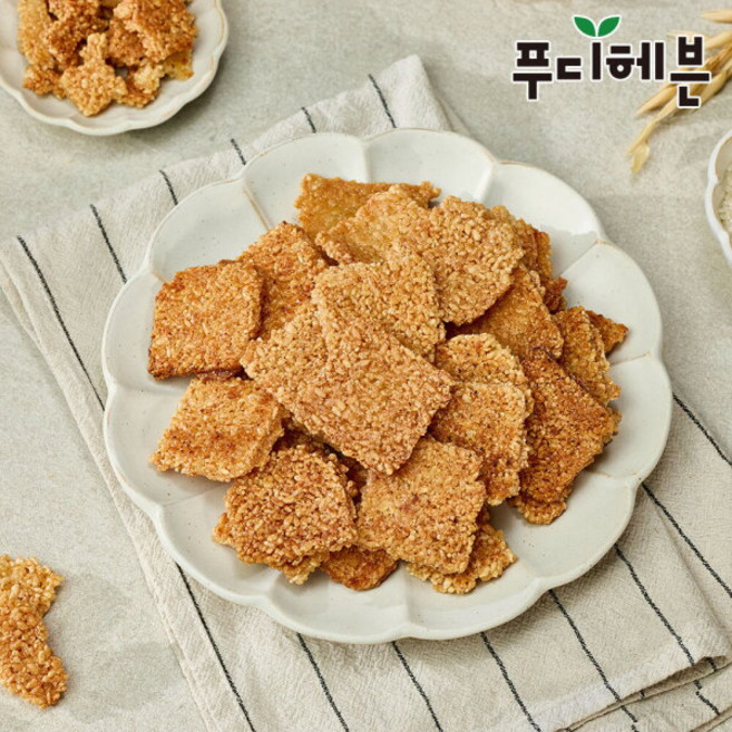 푸디헤븐 100% 우리쌀 구수한 도톰 한입 누룽지 지퍼백, 1개, 2kg