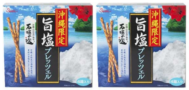 Saito 沖繩風味鹽味蝴蝶餅 4入, 2個, 180g