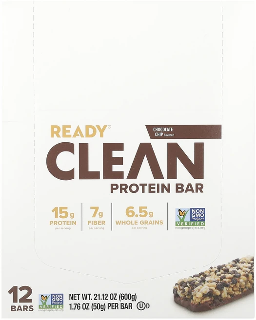지금 곧 품절됩니다 Ready 클린 프로틴바 초콜릿 칩 바 12개 개당 50g(1.76oz) 서둘러주시면 감사하겠습니다, Ready클린프로틴바초콜릿칩바12개개당50g176oz, 50g - 쿠팡