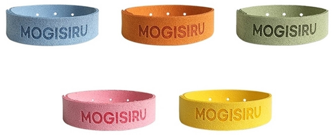 모기시루 아로마 오일 방향 패치 밴드 팔찌 핑크, 블루, 1개