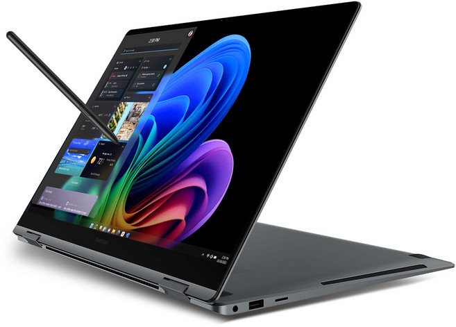 삼성전자 갤럭시북5 프로360 NT960QHA-KH51G 16인치 인텔 울트라5 영상편집 코딩용 대학생 고사양 고해상도 태블릿PC S펜 터치 WQXGA+ AI 노트북 추천, WIN11 Home, 16GB, 1TB, 그레이