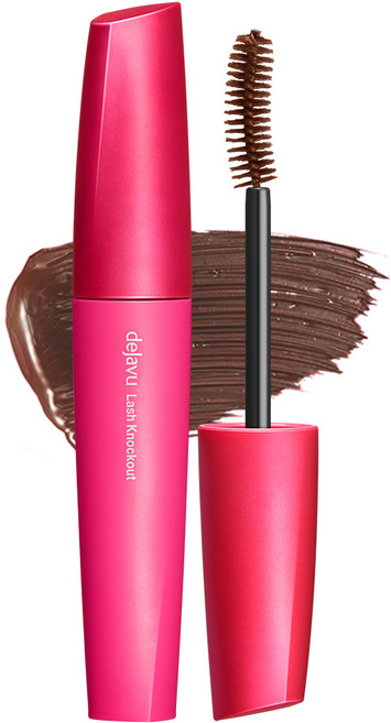 (공식) [1+1] 데자뷰 래쉬넉아웃 볼륨 마스카라, 모카브라운+모카브라운, 1개