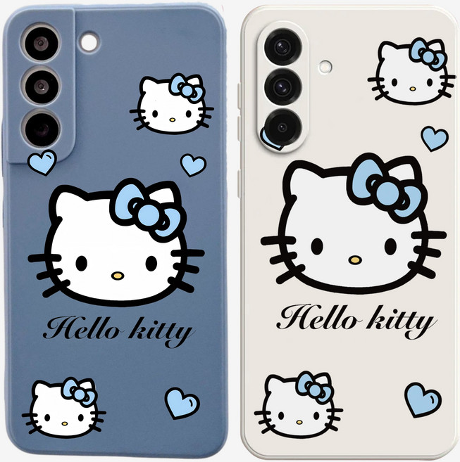 블루 리본 헬로키티 갤럭시A 케이스