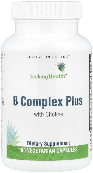시킹헬스 B 콤플렉스 B Complex Plus 베지캡슐 100정 콜린 choline 함유, 1개 - 쿠팡