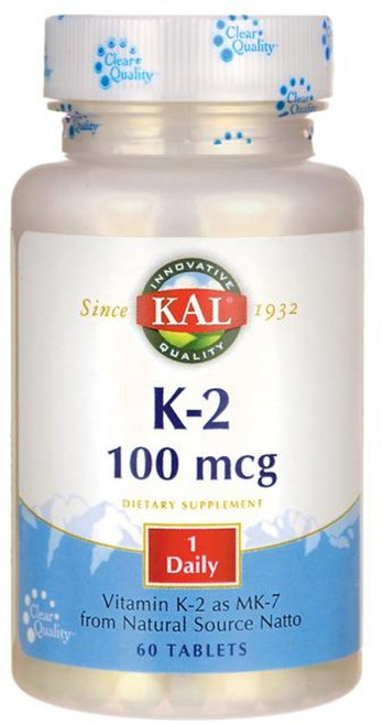Kal 維生素K-2錠, 60顆, 1罐