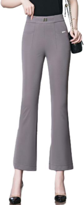 나팔바지 여자 얇은 9부 정장바지 women's pants 뉴타임즈 R281B998