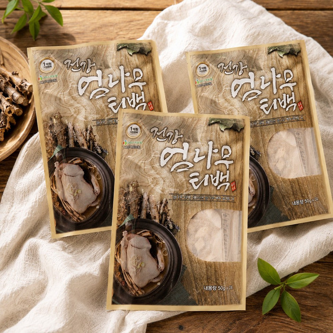 태영식품 국산 엄나무 티백 삼계탕 백숙용 해동피 건강 차, 100g, 3개