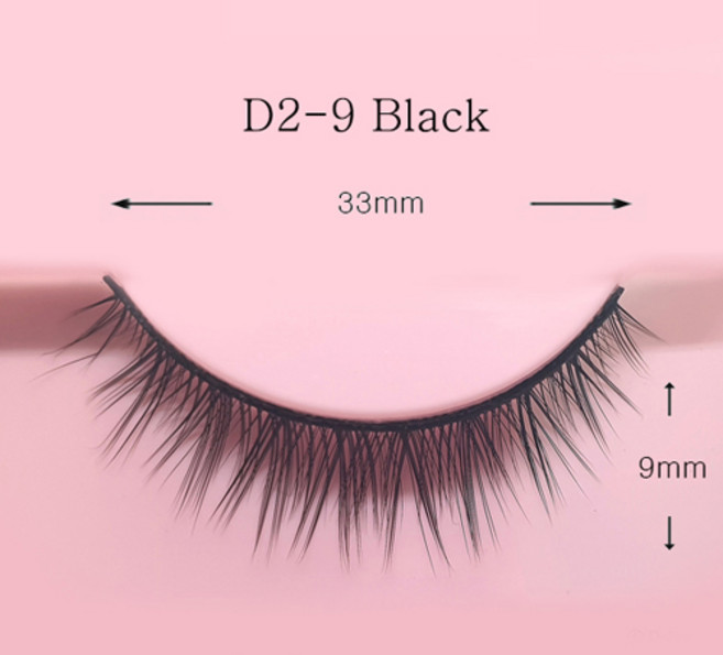 돌모아 구체관절인형 메이크업 인형전용 속눈썹 - D2-9 Black, 본품, 1개