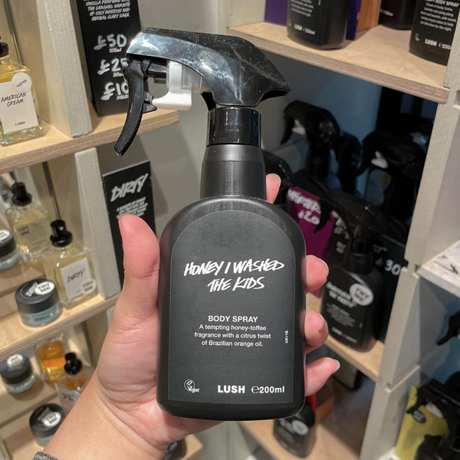 러쉬 허니 아이 워시드 더 키즈 바디 스프레이, 1개, 200ml