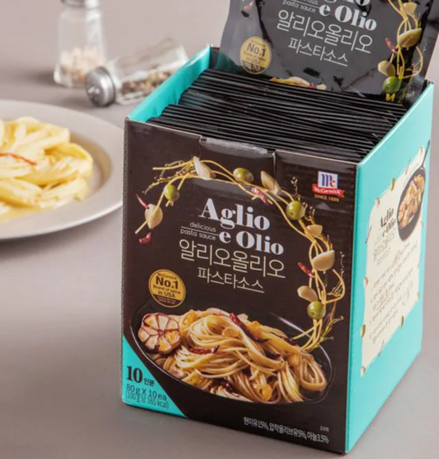 동원홈푸드 맥코믹 알리오올리오 파스타소스 10인분, 800g, 1개