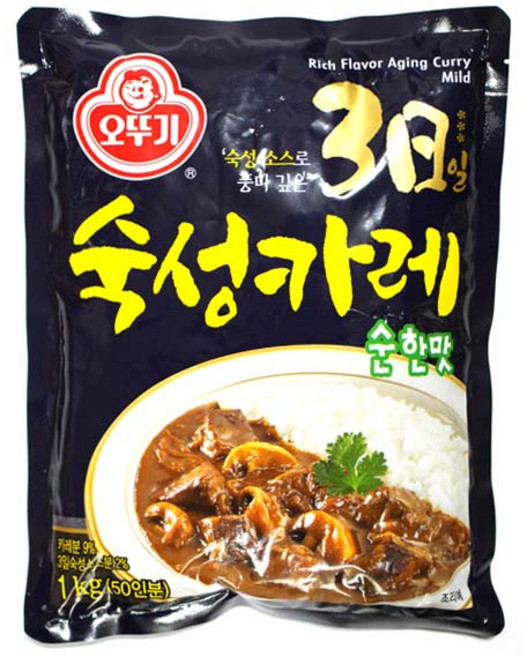 오뚜기 3일 숙성카레 순한맛 1kg 5개