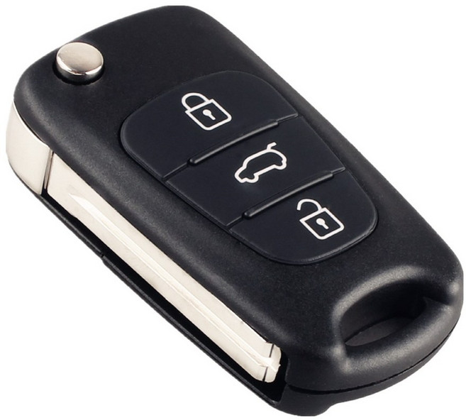 라온파인 현대 기아 3버튼 폴딩키 케이스 교체 호환 DIY 아반떼MD 모닝 레이 쏘울 스포티지R 쏘렌토 봉고 YF쏘나타 I30 K5 K7 포르테 그랜저TG, 현대 중앙날