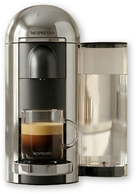 네스프레소 버츄오플러스 GCB2 크롬 캡슐커피머신