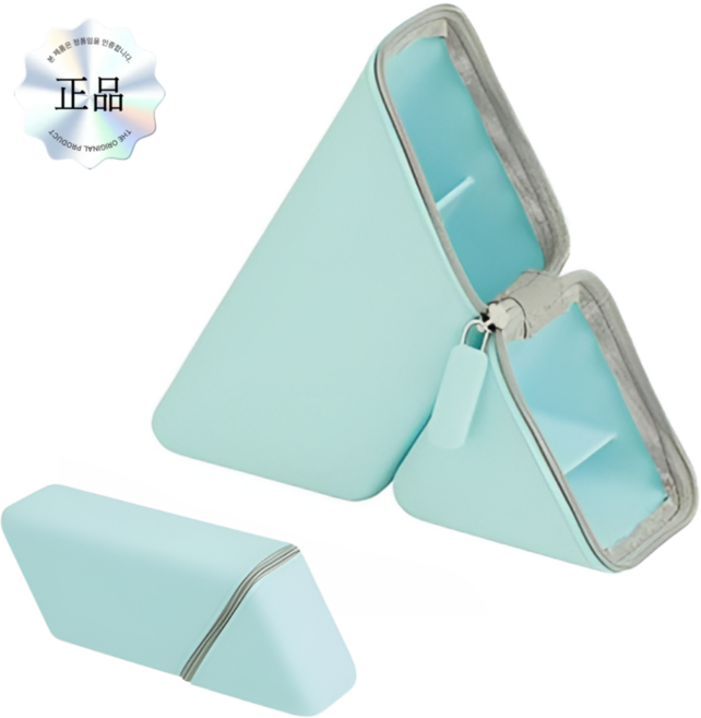 MAMY 실리콘 자석고정 스탠딩 필통, 1개, 스카이