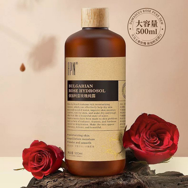 FPN 保加利亞玫瑰純露 500ml, 1個, 保加利亞進口玫瑰純露1瓶