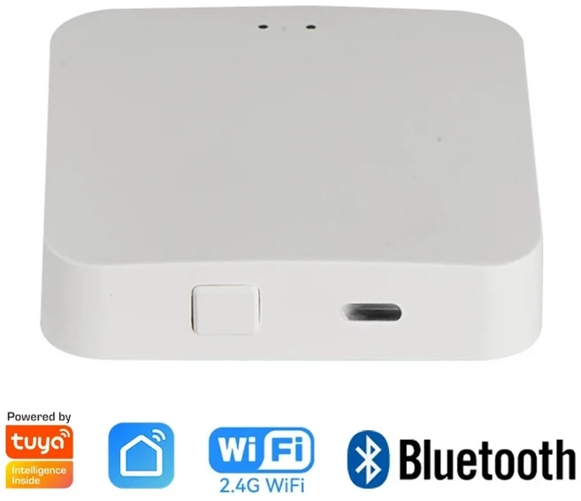 Smart Tuya Zigbee Bluetooth 메시 허브 다중 모드 게이트웨이 무선 플러그인 허브 브리지 지원 홈 연결 Al, 02 Bluetooth Gateway