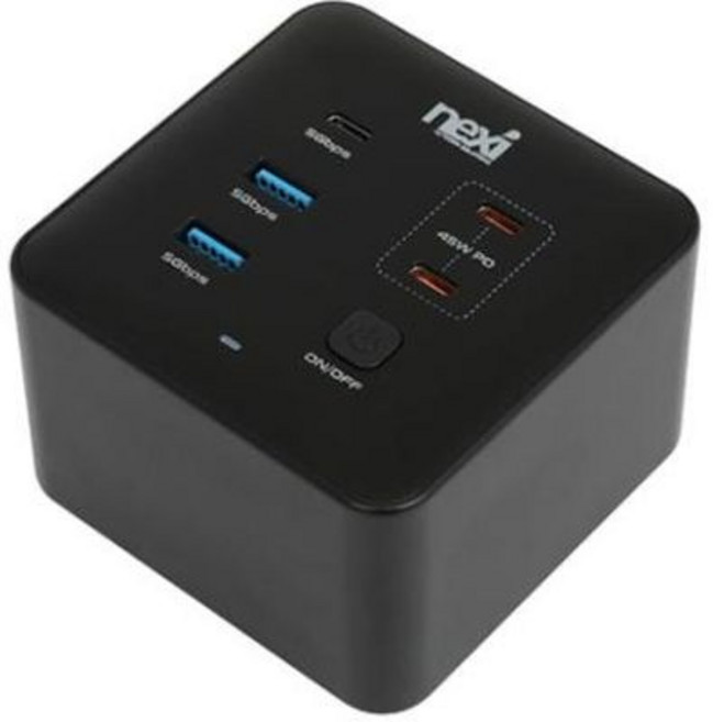 USB Gen1 USB 도킹스테이션 8포트 허브 HDMI LANCZX, 1개, 단일