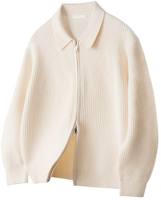 팀스핏(품질보증) 남성용 빅사이즈 비스코스 투웨이 가디건 카라 집업 니트 오버핏