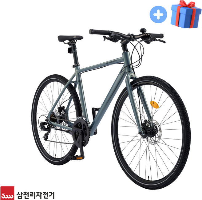 [바이크7] 2026 삼천리 모멘텀 700C - 블랙(무광) 510 L / 완조립 장거리 출퇴근 원터치 21단 이중림 올라운드 다목적 아팔란치아 경량 알루미늄 하이브리드 자전거, 1개, 178cm, 블랙 (무광) - 510 L size