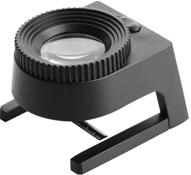 전문가용 10X 루페, 블랙, 1개