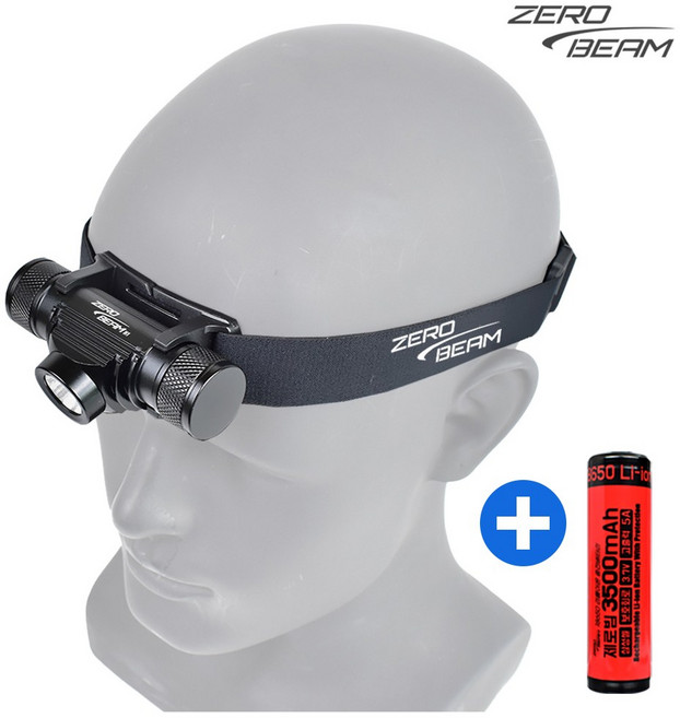 충전식 광범위 헤드랜턴 플라즈마 H1 후레쉬, H1 헤드랜턴, 1개, 배터리세트