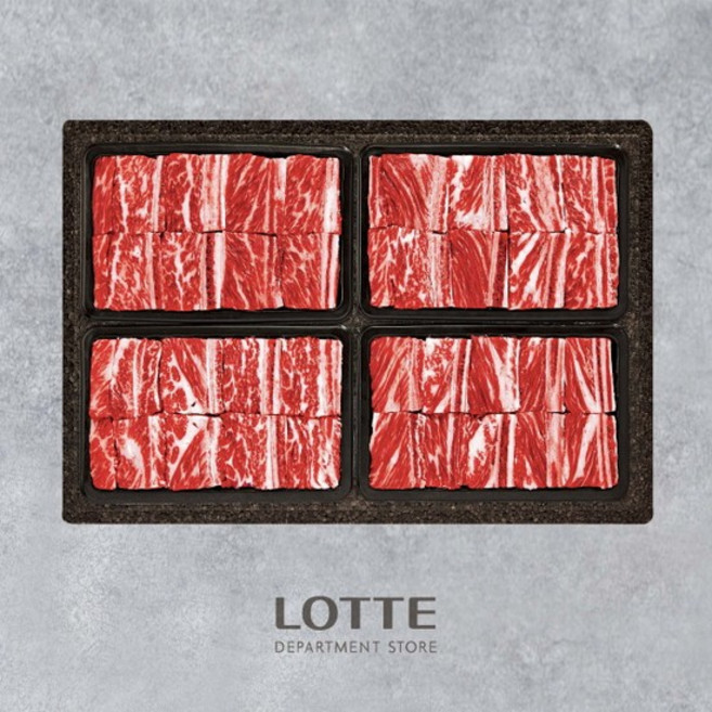 [동화정육] 미국산 초이스 찜갈비 2.8kg (롯데백화점 포장), 없음