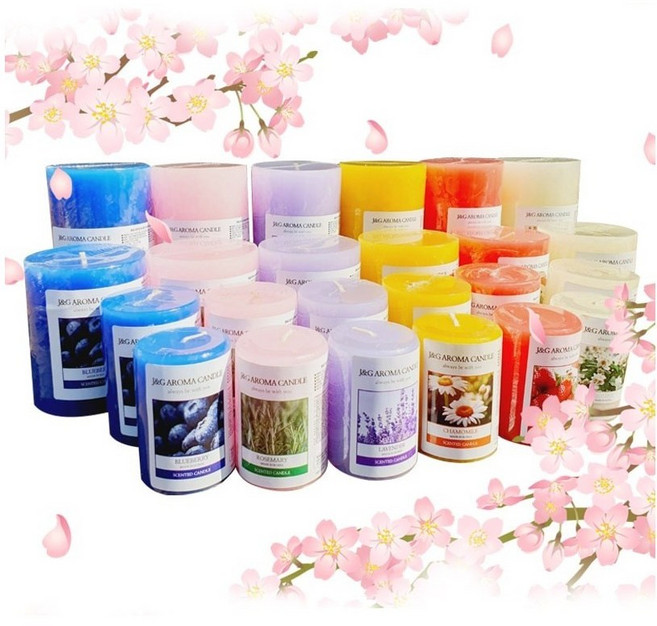 국산 아로마 천연 캔들 라이타 필라 향초 티라이트 인테리어 소품 집들이 선물 24종, 1호(120g), 쟈스민, 1개