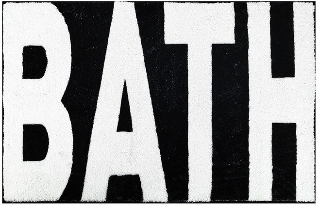 투데이리빙 미끄럼 방지 푹신한 욕실 발매트 화장실 주방 빨아쓰는 매트 부드러운 물흡수 패드 물기 순삭 심플 발판, 1개, 블랙