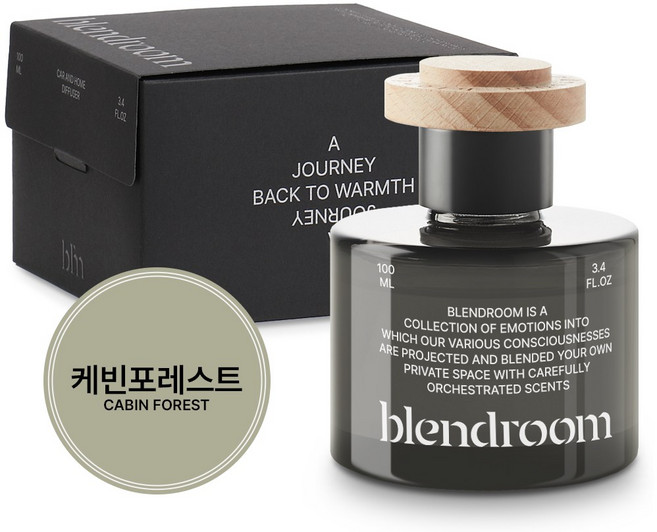 블랜드룸 고급형 디퓨저 100ml, 1개, 케빈포레스트