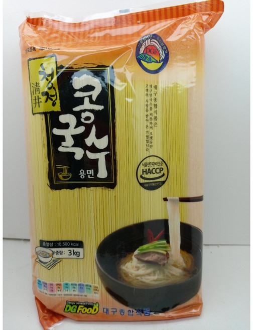 청정 콩국수 용면 3kg (하루 배송 99%), 1개