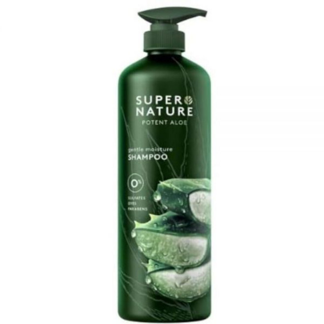 Super Nature Potent 알로에 젠틀 모이스처 샴푸 766.2ml(30액량 온스) 1kg(2.2파운드) 1개입
