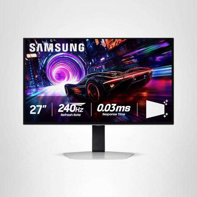 삼성 27인치 오디세이 QDOLED G8G81SF 4K 240Hz 게이밍 모니터 0.03ms 응답 시간 디스플레이HDR 트루 블랙 400 AMD 프리싱크™ 프리미엄, Monitor Only, 1개