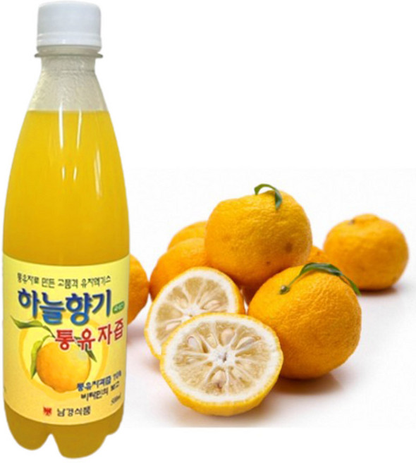 우리농 하늘향기 통유자즙, 500ml, 6개