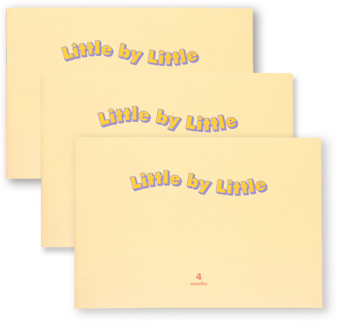 플레플레 리틀 바이 리틀 4개월 다이어리 (만년형), 3개, 2.바닐라크림