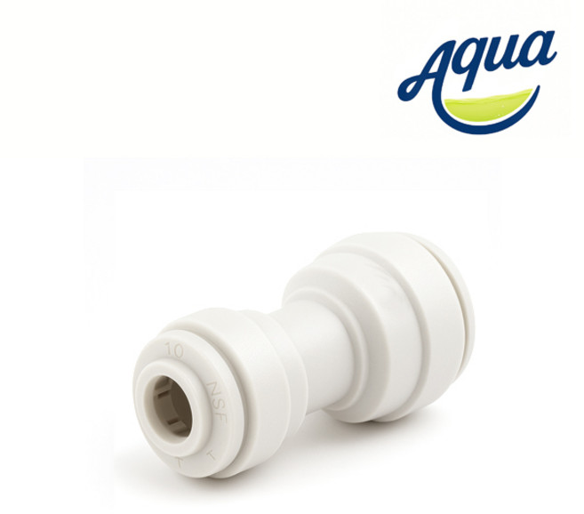 AQUQ 정수기 호스용 6mm(1/4)-8mm(5/16) 리듀싱 변환피팅 원터치 레듀서 I피팅, (6-8mm)I피팅, 1개