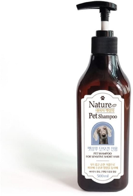 아이그룸 네이쳐 펫샴푸 단모견 500ml, 1
