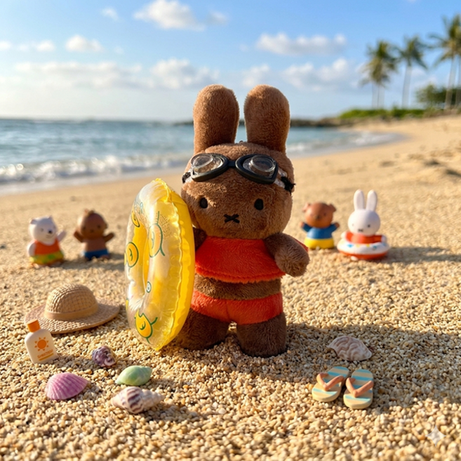 (정품) 미피 태닝미피 빵미피 인형키링 가방고리 BRUNA FAMILY MIFFY