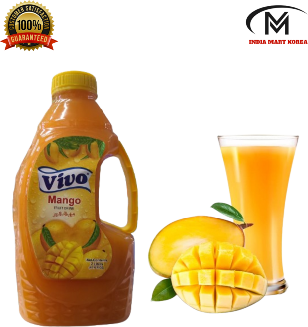 VIVO MANGO FRUIT DRINK망고 프루트 드링크, 1개, 2L