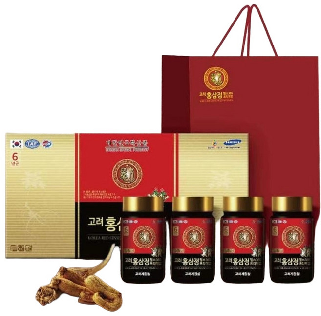6년근 고려홍삼정 헬스365 프리미엄 240g 4개 1세트