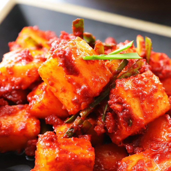 [순정김치] 100% 국산 아삭한 깍두기, 1개, 3kg