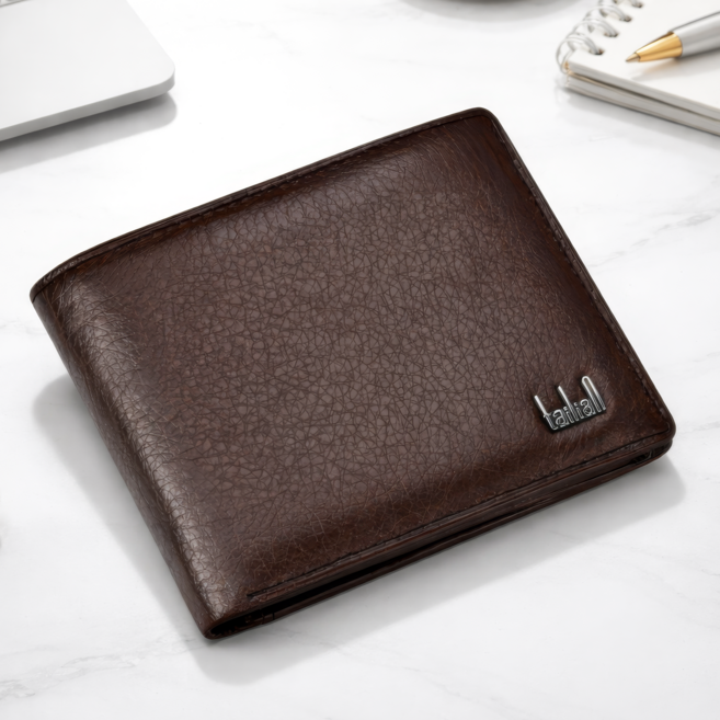 TAILIAN 남성 소가죽 지갑 클래식 스타일