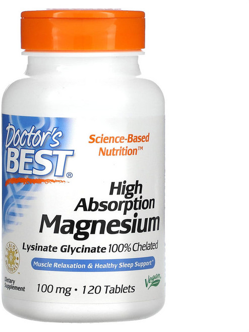 (2개) 닥터베스트 하이앱솔션 마그네슘 100mg 120정, 1개