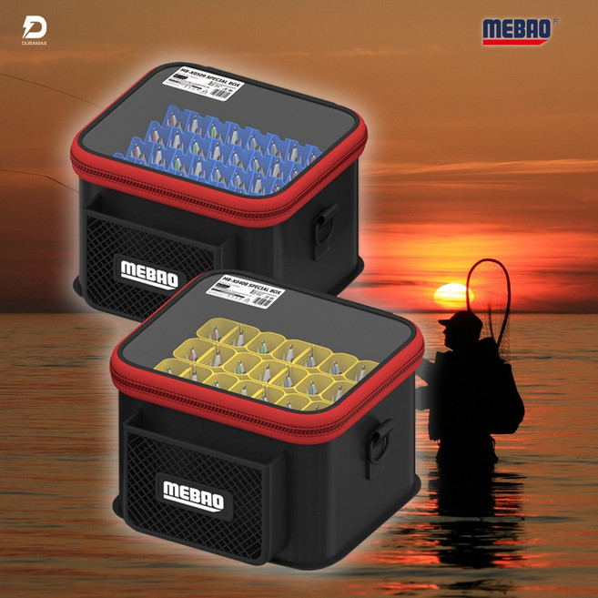 듀라맥스 메바오 태클박스 에기소켓박스 MB-X 지퍼식 대용량, MB-X0408, 1개