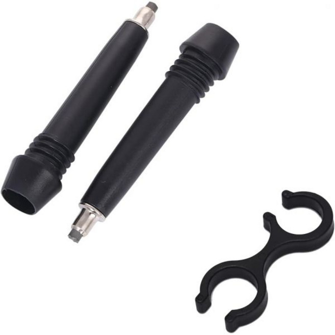 트레킹 폴 팁 세트 - 워킹 스틱 하이킹 고무 보호기 눈과 진흙 바구니 교체, Walking Stick Tips