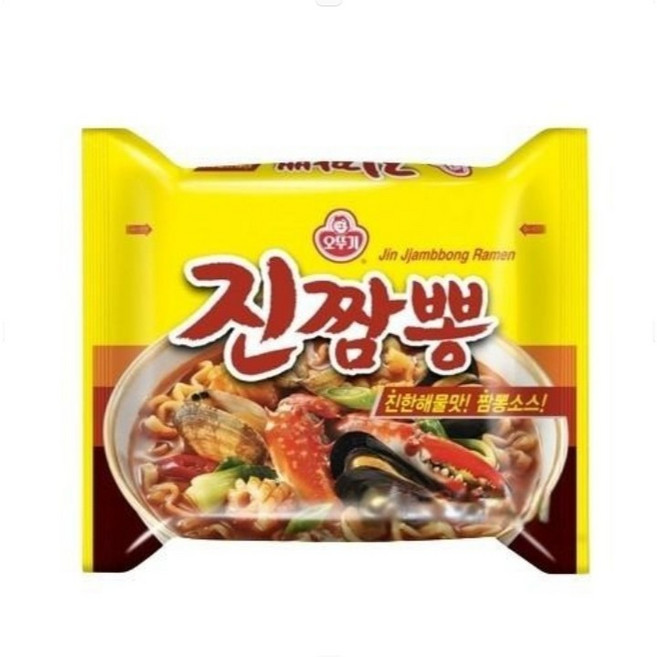 韓國 不倒翁 OTTOGI 螃蟹炒碼麵 130g 拉麵, 1個, 1包