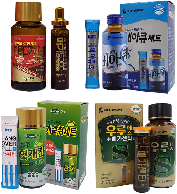 드링크 묶음, 생기엔 메가센파워(75ml)+메가5000(20ml)세트, 75ml, 1세트