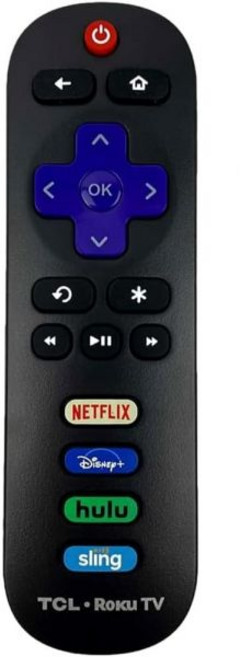 OEM 교체용 리모컨 (음성 제어 지원) — 모든 TCL Roku 스마트 TV와 호환【TCL Roku TV 전용 Roku 스틱 및 Roku 박