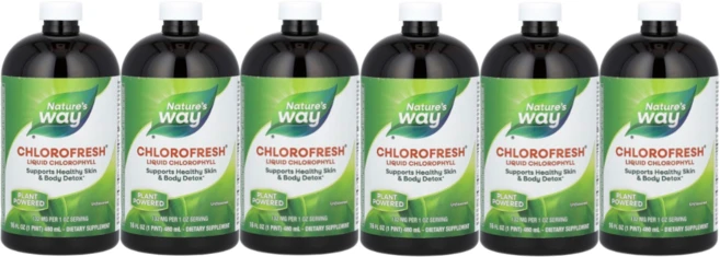 무향무맛 네이처스웨이 클로로프레쉬 액상 엽록소 녹색채소 슈퍼푸드, 6개, 480ml - 쿠팡