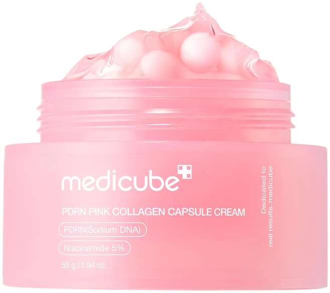 메디큐브 피디알엔 핑크 콜라겐 캡슐 크림, 55g, 2개 - 쿠팡