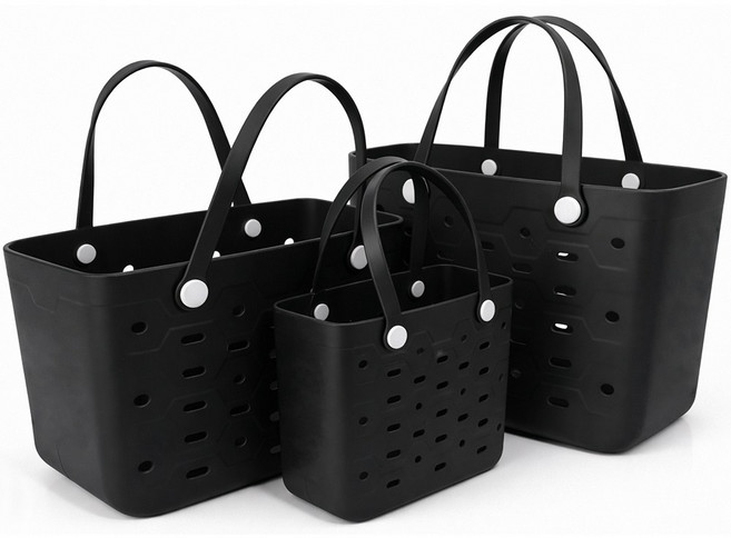 소프트엣지 EVA 경량 젤리백, 블랙